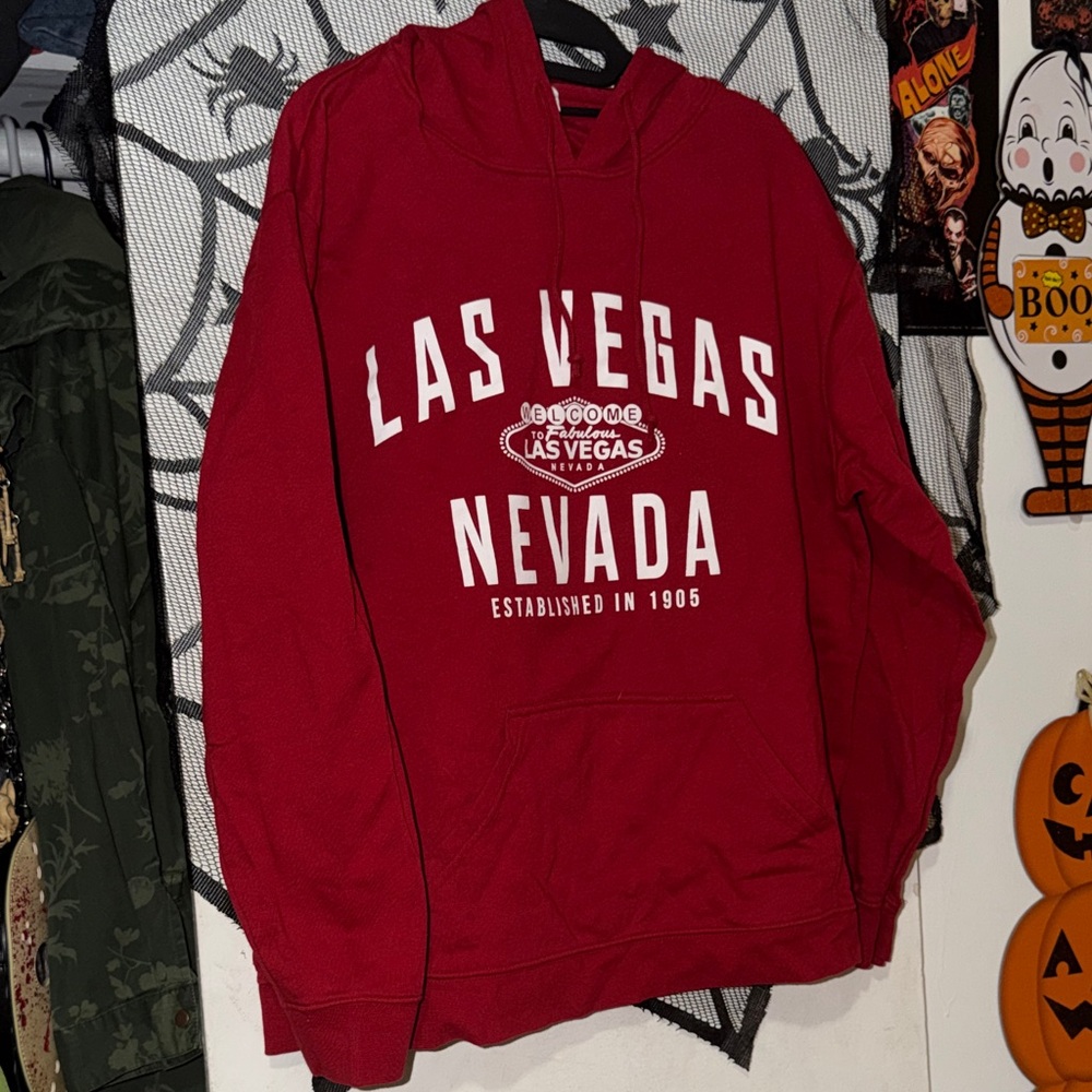 Red Las Vegas Nevada Hoodie